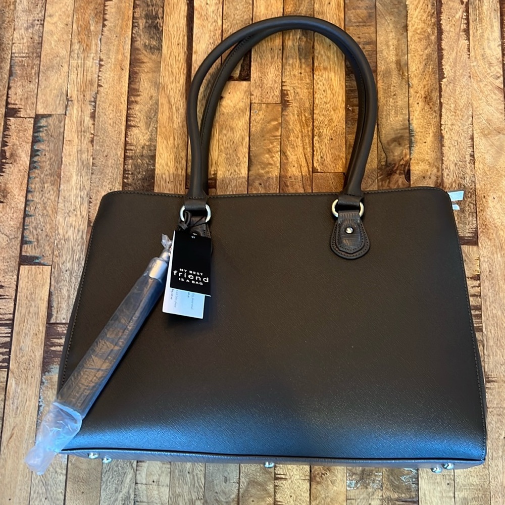 Gray Laptop Bag by My Best Friend is a Bag